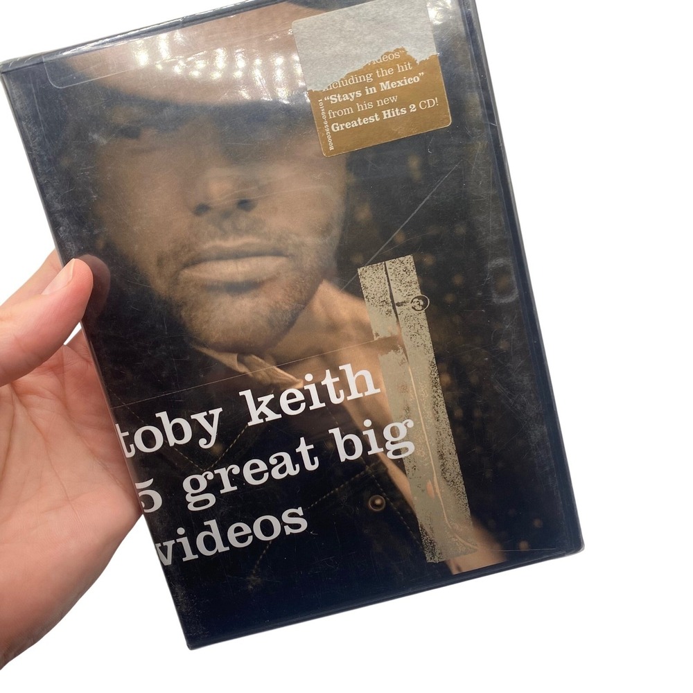 Toby Keith 5 Great Big Videos DVD Country Music Hits NEW SEALED‎